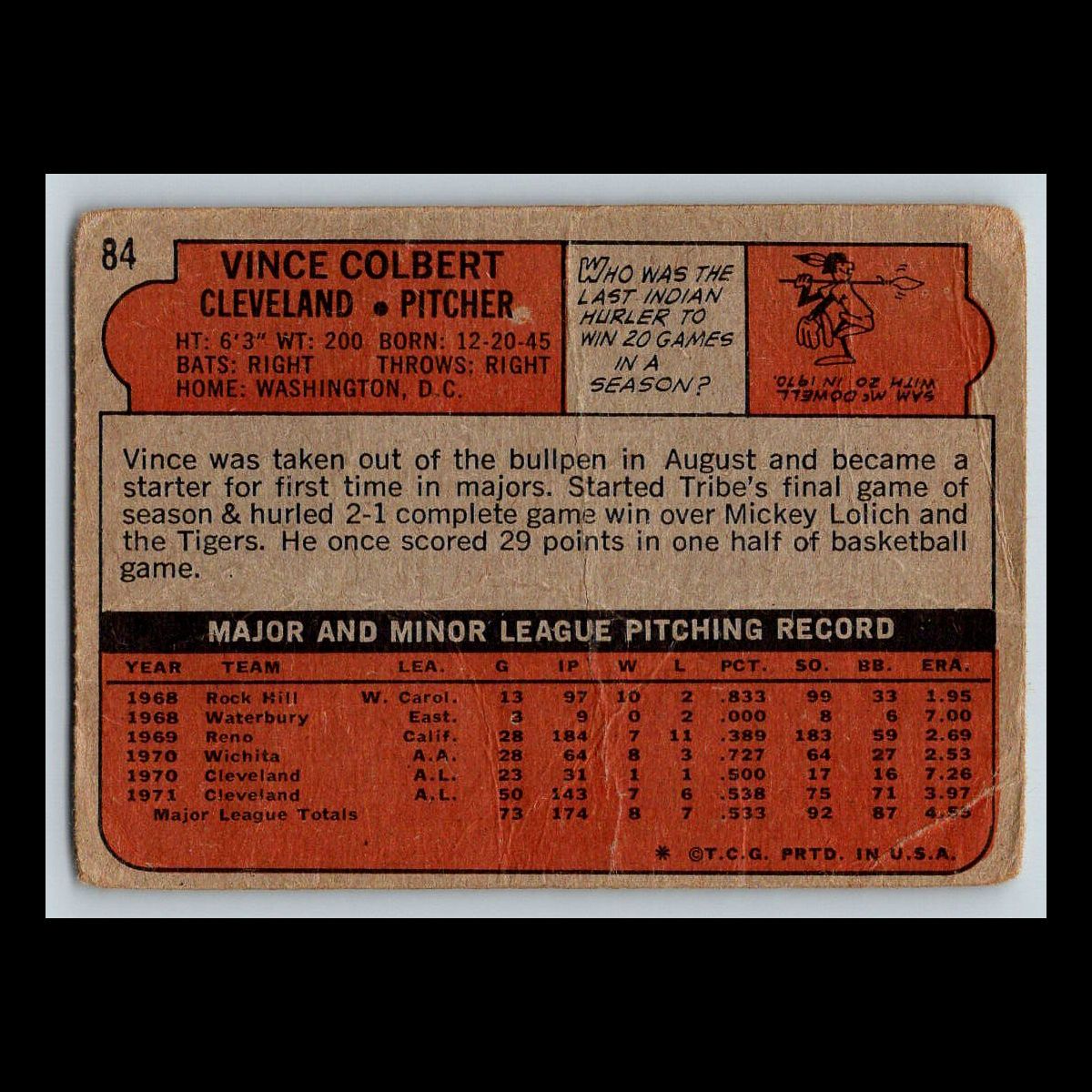 1972 Topps Baseball Cards #1 - 200 | You Pick | Complete Your Set - Picture 133 of 153