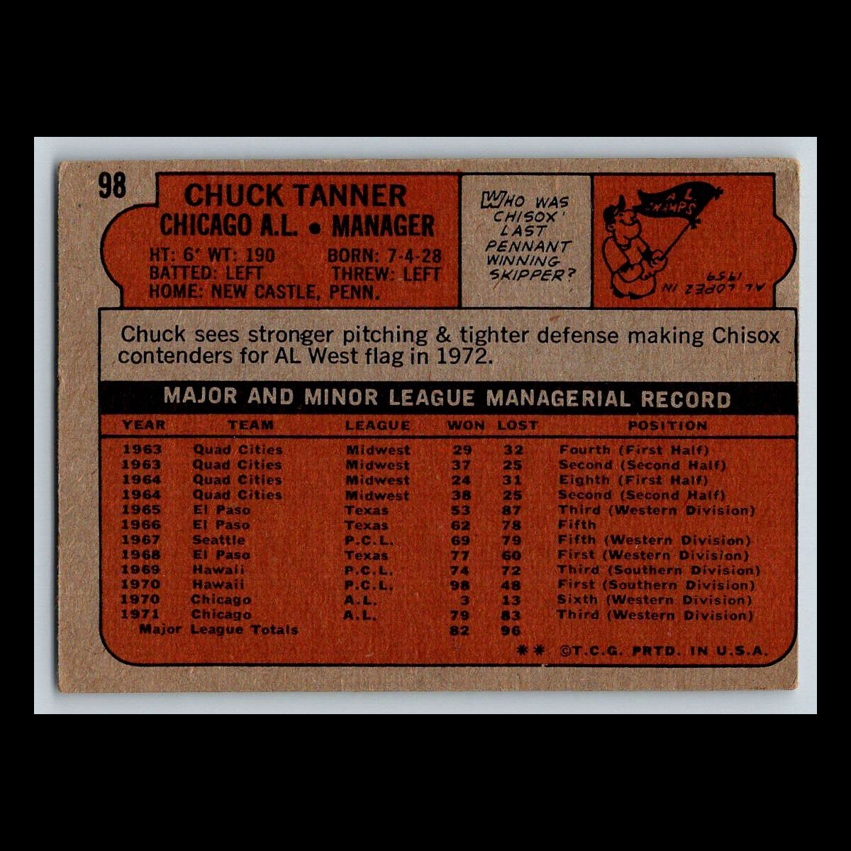 1972 Topps Baseball Cards #1 - 200 | You Pick | Complete Your Set - Picture 137 of 153